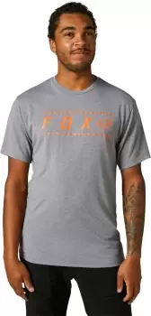 FOX Pinnacle Tech T-Shirt, grey-orange Size M grey-orange, Size M