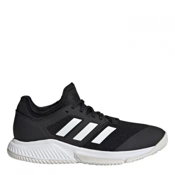 adidas Court Team Bounce Indoor Court Trainers - Black/White