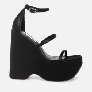 Steve Madden Varia Satin Platform Sandals - UK 6