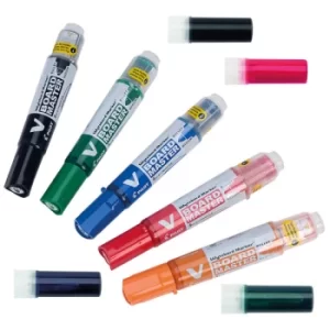 Pilot V Board Marker Master Class Pack 30 Markers, 20 Refills