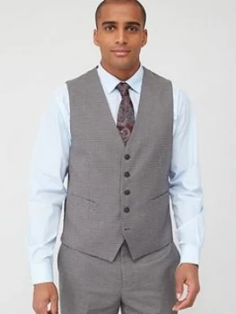 Skopes Standard Danko Waistcoat - Navy/Brown Puppytooth