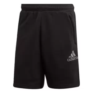 adidas Stadium Fleece Recycled Badge of Sport Shorts Mens - Black