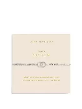 Joma Jewellery Forever Yours - Super Sister Silver Bracelet (17.5Cm Stretch)