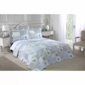 Emma Barclay Cotswold Bedspread King Bed Blue