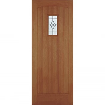 Cottage External Glazed Unfinished Hardwood 1 Lite Door - 915 x 2135mm