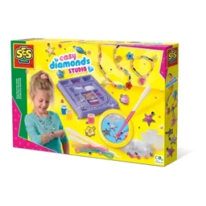 SES CREATIVE Childrens Easy Diamonds Studio, Unisex, Six Years and Above, Multi-colour (14684)