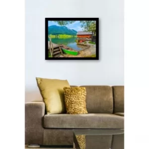 SC0863 Multicolor Decorative Framed MDF Painting