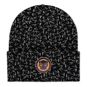 Marvel Beanie Black Panther Logo