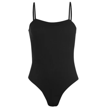 Firetrap Blackseal Square Bodysuit - Black