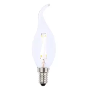 Casa 2W LED Candle E14 Light Bulb, Clear