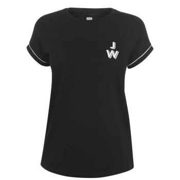 Jack Wills Winsham Raglan T-Shirt - Black