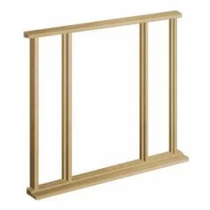 LPD External Door Frame Oak Type Vestibule Universal Sidelight Kit