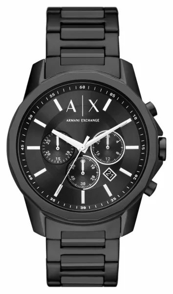 Armani Exchange AX1722 Black Chronograph Dial Black Watch