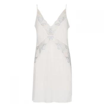 Calvin Klein Lace Chemise - Ivory Cross Dye