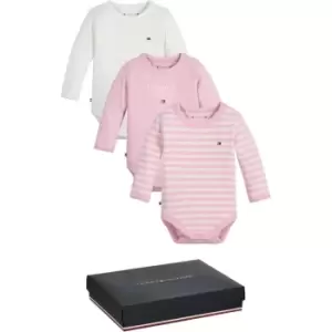 Tommy Hilfiger Baby 3 Pack Bodies - Pink