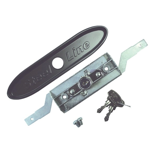 STEEL-LINE SLINE0010 Inline Steel Roller Garage Door Lock