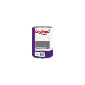 Trade Undercoat Paint - White - 750ml - White - Leyland