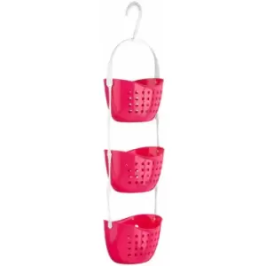 Premier Housewares - 3 Tier Hot Pink Shower Caddy