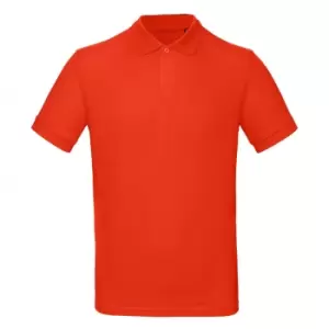 B&C Mens Inspire Polo (Pack of 2) (3XL) (Flame Red)