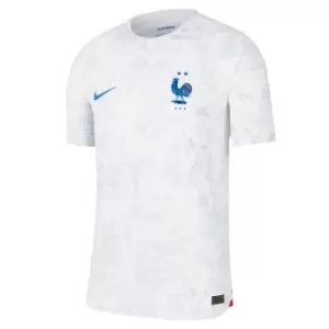 Nike France Authentic Away Shirt 2022 2023 Adults - White