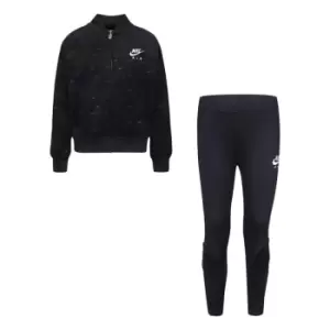 Nike Air Velvet Tracksuit Infant Girls - Black