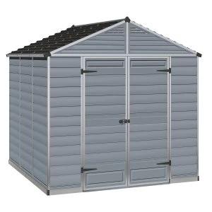 Palram SkyLight Shed 8 x 8 - Grey