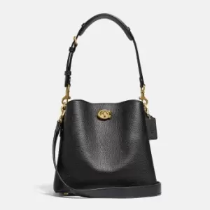 Coach Womens Willow Bucket Bag - Black