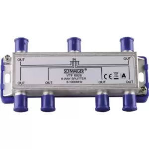 Schwaiger VTF8826 Cable TV distributor 6-way 5 - 1000 MHz