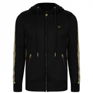 True Religion Zip Hoodie - Black/Gold 101