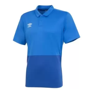 Umbro Poly Polo Shirt Juniors - Blue