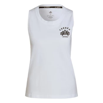 adidas Terrex Graphic Tank Top Womens - White