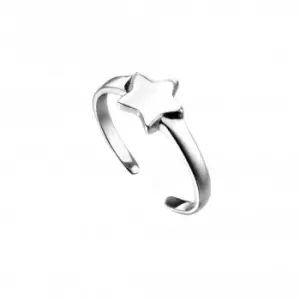 Sterling Silver Star Toe Ring R3740