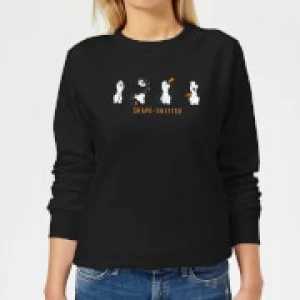 Frozen 2 Shape Shifter Womens Sweatshirt - Black - XL