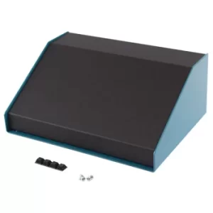 Hammond 1456KG4BKBU Sloped Enclosure 189x254x107mm Aluminium Blue/...