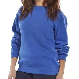 Click Workwear Sweatshirt Polycotton 300gsm L Royal Blue Ref CLPCSRL