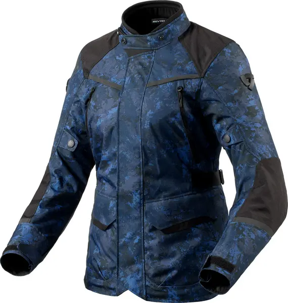 REV'IT! Voltiac 3 H2O Jacket Lady Camo Blue Size 40