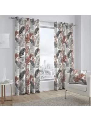 Fusion Tropical Eyelet Curtains