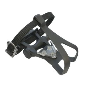 ETC Resin Road Pedals Inc Toe Clips and Straps 9/16