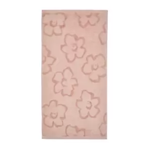 Ted Baker Magnolia Bath Sheet, Soft Terracotta