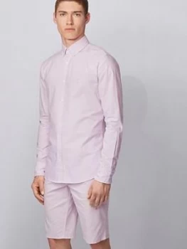 Hugo Boss Mabsoot 1 Oxford Shirt Pink Size L Men