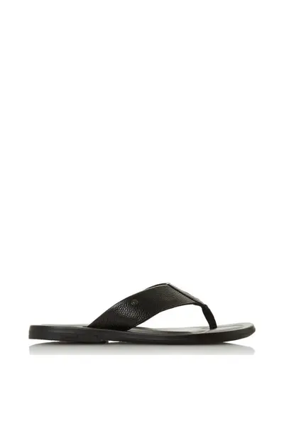 Dune London Freds Flip Flop - Black Size 11, Men Black VGCF6 Male 11