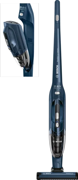 Bosch Readyy'y Lithium-Ion 21.6V 2-in-1 Upright Cordless Vacuum Cleaner - Blue BBHL2R21GB