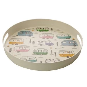 Wildwood Caravan Reusable Bamboo Composite Large Round Tray