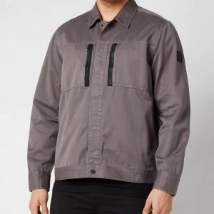 Hugo Boss Lowy Overshirt Charcoal Size S Men