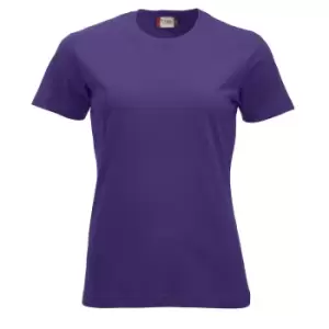 Clique Womens/Ladies New Classic T-Shirt (L) (Bright Lilac)