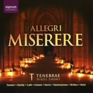 Allegri - Miserere Tenebrae Short by Various Composers CD Album