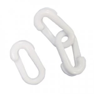 Slingsby VFM White Barrier Split Connector Link 10mm Pack of 10 326019