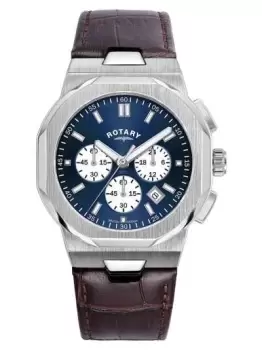 Rotary GS05450/05 Mens Regent Blue Chronograph Dial Watch