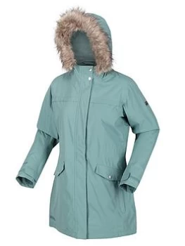 Regatta Serleena II Waterproof Insulated Jacket - Green, Size 18, Women