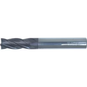 6.0MM St/Sh Long 4FL End Mill Q-Coat